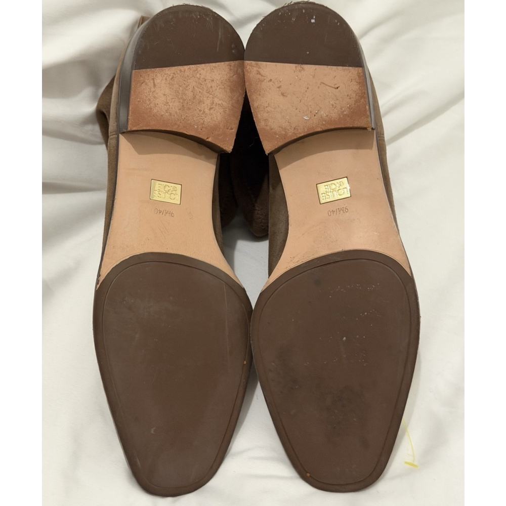 LOUISE et CIE Silko Pull On Ankle Boots Booties Sz. 9M Taupe Brown Suede Leather - Picture 8 of 13